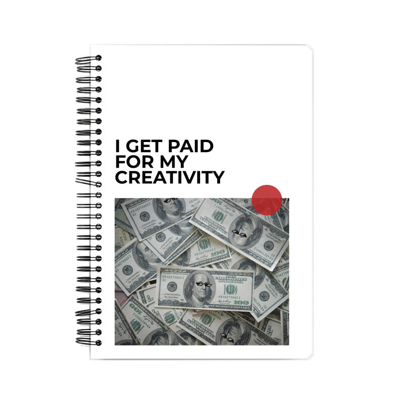 Creative Cash-In Notebook by Arting Out Loud