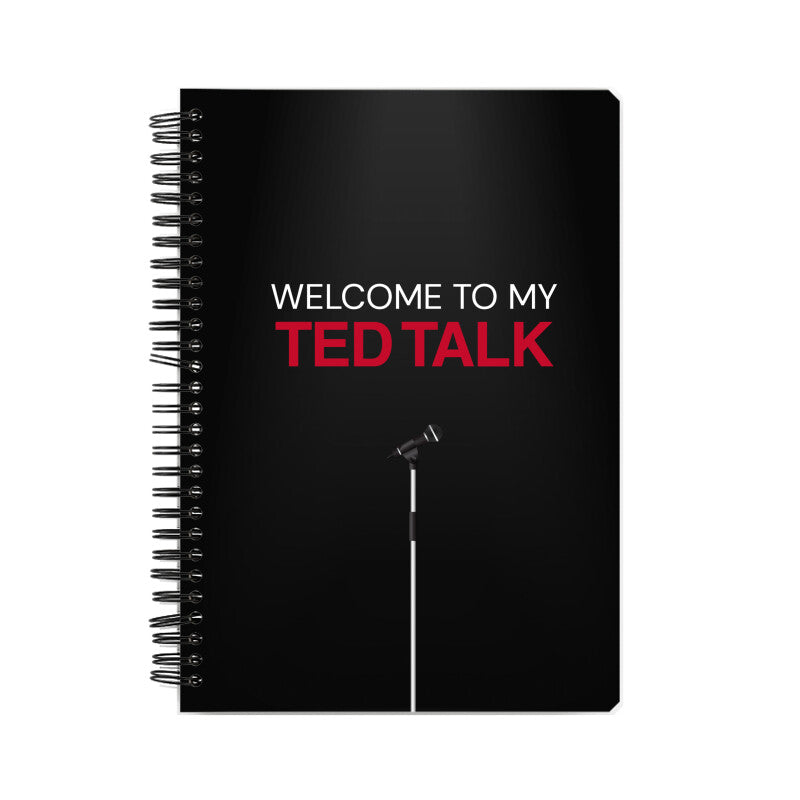 Ted Talk Chronicles Notebook by Arting Out Loud