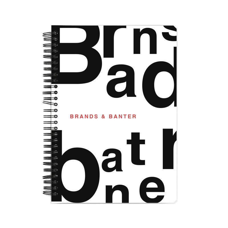 Brands and Banter Notebook by Arting Out Loud