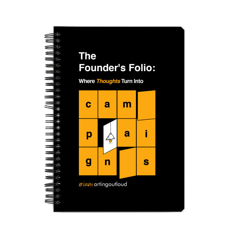 Founder's Folio Notebook by Arting Out Loud